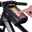 WILD MAN MS66 1.2L Hard Shell Bicycle Phone Bag (Black) - 5