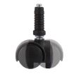 1.5" Swivel Furniture Casters with Brake, 10pcs for Chair/Crib/Sofa - 5