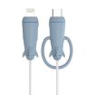 Light Blue IPhone USB Type-C Data Line Protector & Wire Winder - 1