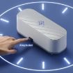 Rechargeable Ultrasonic Cleaner for Jewelry & Glasses with Purple Light - 5