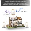 CACAZI C20 Emergency Wireless Pager for Elderly - EU Plug, Silver - 4