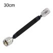 30cm UHF 50 Ohm RF Coaxial Pigtail Extension Cord (M to F) - 1