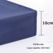 BeiDuoMei A4 Waterproof File Bag with Cup Holder - 3 Layers, Black - 6