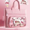 Waterproof Canvas Student Book Bag - Star Astronauts Design - 2