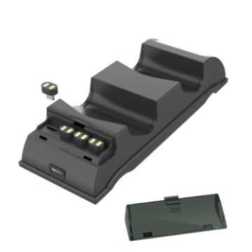PS4 Slim/Pro Controller Dual Docking Charger with Display Lights - 1