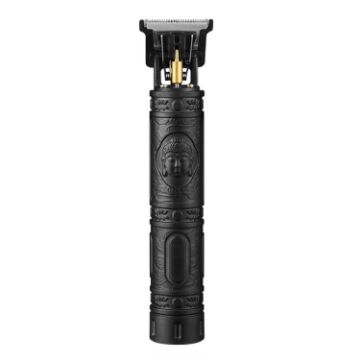 Buddhas Head Style Black Electrical Household Haircutting Tool - 1