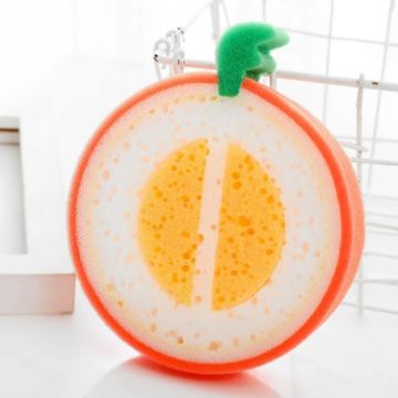 Cantaloupe Style Sponge Dishcloth Rag Towel - Thickened Fruit Model - 1