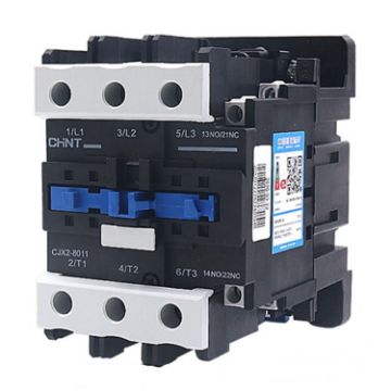CHNT CJX2-8011 80A 220V Single-Phase AC Contactor - 1