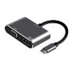 JINGHUA Z321 Type-C HUB: HDMI+VGA Multifunctional Docking Station - 1