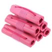 6pcs Sleeping Soft Sponge Hair Curlers No Heat Rollers (Rose Red) - 2