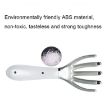 Electric Head Massager: Heated Vibration Comb, Pearl White - 5