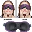 3D Adjustable Silicone Anti-slip Sleep Eye Mask - Purple - 6