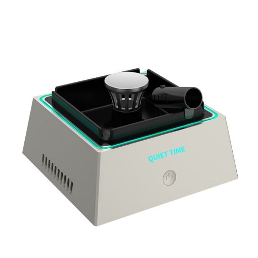 Smart Ambient Light Air Purifier & Electronic Ashtray (Silver) - 1