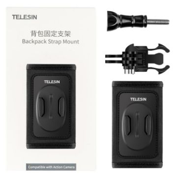 TELESIN Backpack Mount for GoPro/Insta360/SJCAM/DJI, Set A - 1