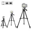 Portable Aluminum DSLR Tripod with Clip, Bag, Controller, Adaptor - 2