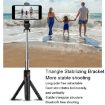 XT09 White Bluetooth Selfie Stick & Tripod Bracket for Phones - 6