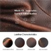 CONTACTS FAMILY CF5009 Leather Travel Cigar Box with Strap (Brown) - 6