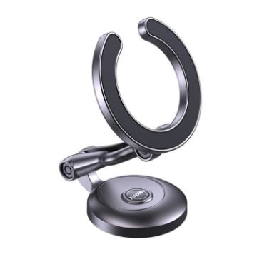 Pearl Black Metal MagSafe Magnetic Folding Phone Holder - 1
