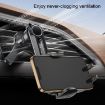 Ninth Gen Black Y-Shaped Car AC Vent Mobile Phone Holder - 6