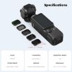 DJI Osmo Pocket 3 Filters: ND16+ND64+ND256+CPL Goggles - 4