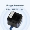 Battery Charger Seat for GoPro HERO12/11/10/9 Black - 6