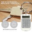Portable Flip Top Mini Calculator for Students and Office (Black) - 4