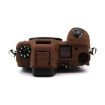 Nikon Z6III Camera Protective Silicone Case, Coffee Color - 3