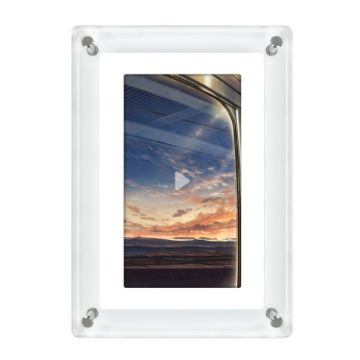 5" HD Digital Photo Frame 1080P Video Display Player (US Plug) - 1