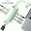 BS7A 7-in-1 Type-C Docking Station USB Hub Converter (Gray) - 4