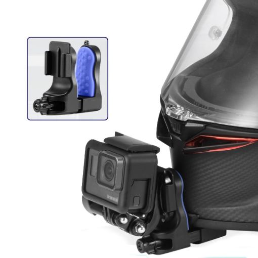 Chin Clamp Mount for GoPro, DJI Osmo, SJCAM - Spec: Set 1 - 1