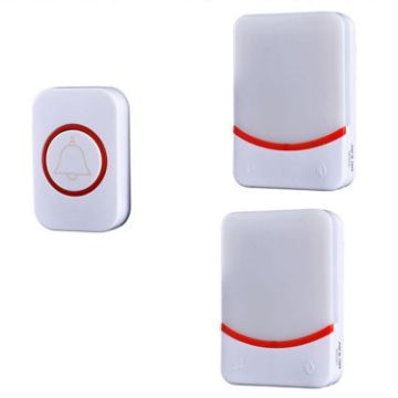 USB Power Wireless Doorbell with Remote Control and Intelligent Flashing - 1