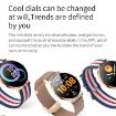 T8 Gold Smart Watch 1.3" Heart Rate/BP/Oxygen Monitor Bluetooth - 5