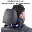 Passenger Rear Vehicle Sleeping Pillow Neck Protection (Brown) - 5
