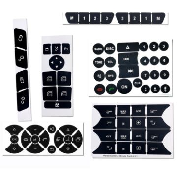 Mercedes-Benz CLS/C218/SLK/W172/W204/GLK AC Button Sticker - 1