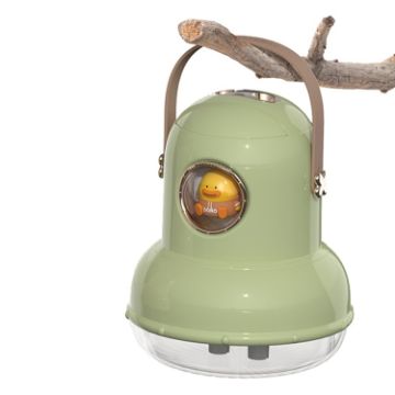 ICARER FAMILY Dual-spray Humidifier & Night Light, Green Doll - 1