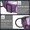 XL Dark Khaki AirTag Tracker Dog Collar with Neoprene & Reflective Lining - 5