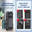 Insta360 X4 AMagisn Metal Protective Housing Rabbit Cage Frame - 5