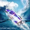 Purple 2.4G Mini Remote Control Submarine Toy for Boys - 3