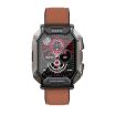 C20Plus Brown Leather 1.81" Waterproof Health Smart Watch - 1