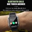 C20Plus Brown Leather 1.81" Waterproof Health Smart Watch - 4