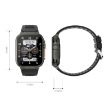 A70 Health IP68 Waterproof Bluetooth Call Smart Watch (Black Steel) - 3