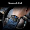 A70 Health IP68 Waterproof Bluetooth Call Smart Watch (Black Steel) - 6
