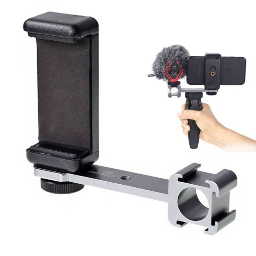 Cimapro CPT-3 Triple Hot Boot Bracket LED Mic Gimbal Adapter - 1