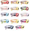 AirTag Pet Collar Holder, Bell & Safety Buckle, Blue Forest Design - 2