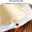 100pcs 7x20cm Pearlescent Translucent Ziplock Bags Self-Sealing - 4