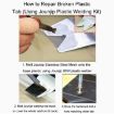 53pcs Car Bumper Repair Kit, Plastic Parts Restoring, AU Plug - 6