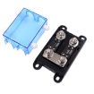 ANM Plug-in Car Yacht Fuse Holder, Two-way + 2 Spare Fuses - 3