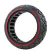 AIMITE 8.5" Electric Scooter Off-Road Tire, Card Slot, Red Line - 1