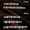 Removable Silicone Piano Notes Guide for 61-Key Keyboard - 3