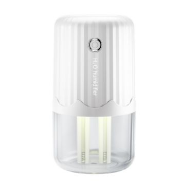 T06 White Large-Capacity Dual Spray Air Humidifier Night Light - 1